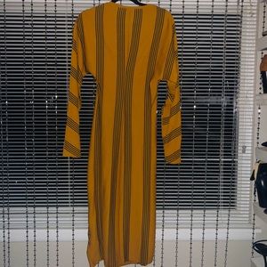 Z A R A Gold/Black Dress NWOT SzM